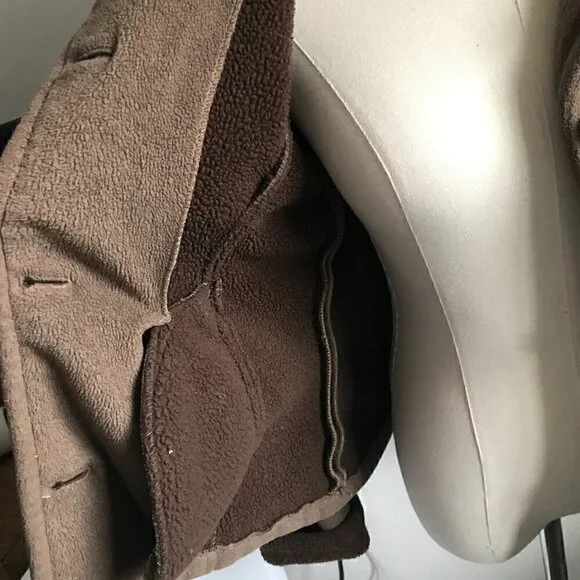 Outback Trading Company Mountain Ponies Fleece  Bone Button Down Jacket Size M - Picture 8 of 8